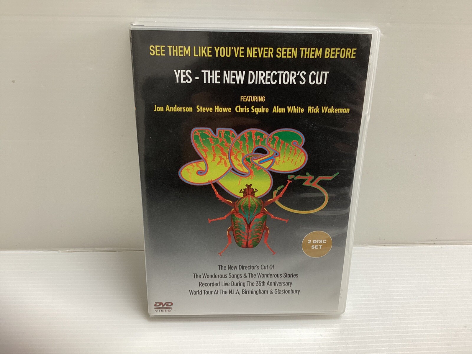 Yes The New Directors Cut 2 Disc Set  Live Dvd R2 VG Con 35th Anniversary Tour