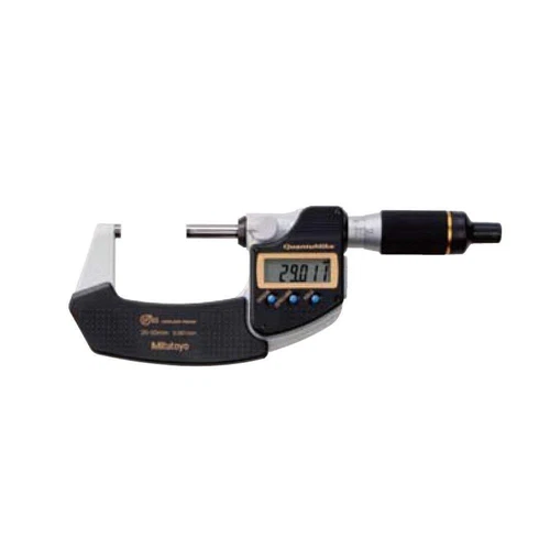 MITUTOYO 293-141-30 QuantuMike Coolant Proof LCD Micrometer 25 - 50mm MDE-50MX