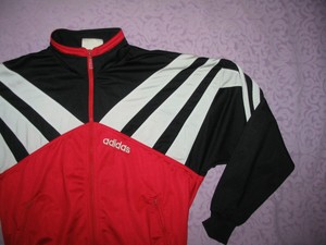 adidas tracksuit black red stripes