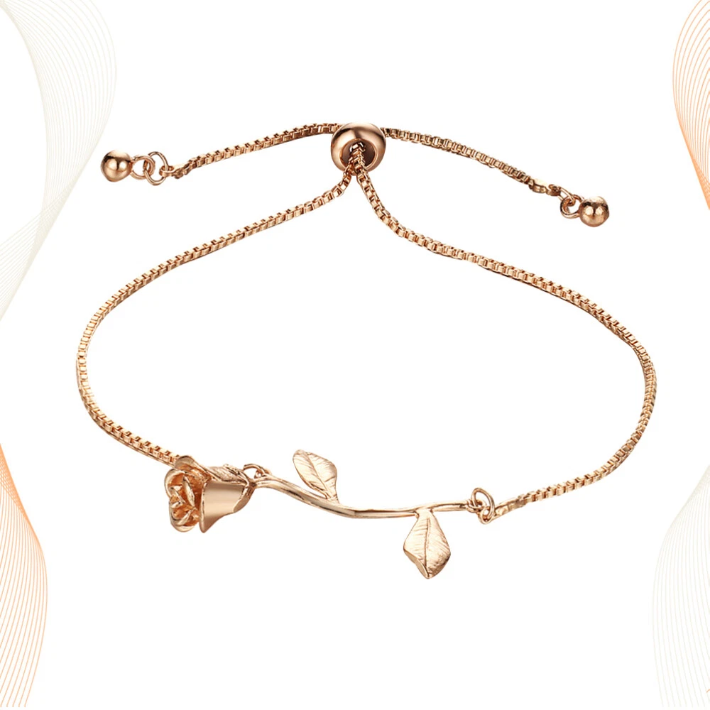 VALENTINO Bracciale Rosa Miss Gioielli Moda Elegante Donna Decorazione A Mano