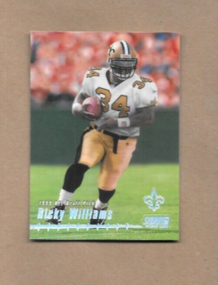 Ricky Williams Rookie Card 1999 Stadium Club Ricky Williams Rookie Card #170 New Orleans Saints NM ...