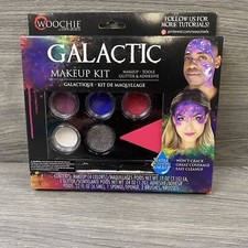 GALACTIC GALAXY NIGHT SKY BOXED MAKEUP KIT HALLOWEEN COSTUME COSPLAY FACE PAINT