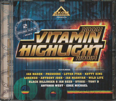 Jah Mason, Lutan Fyah, Natty King - Vitamin + Highlight Riddim CD **BRAND NEW**