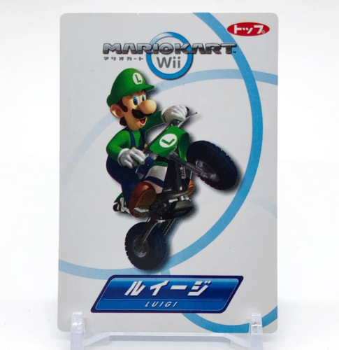 Tarjetas de bingo Luigi Super Mario Kart Wii Top Nintendo japonesas - Imagen 1 de 9