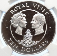 10 Dollars - Elizabeth II (Royal Visit) - Cayman Islands 10 Dollars - Elizabeth II (Royal Visit) - Cayman Islands