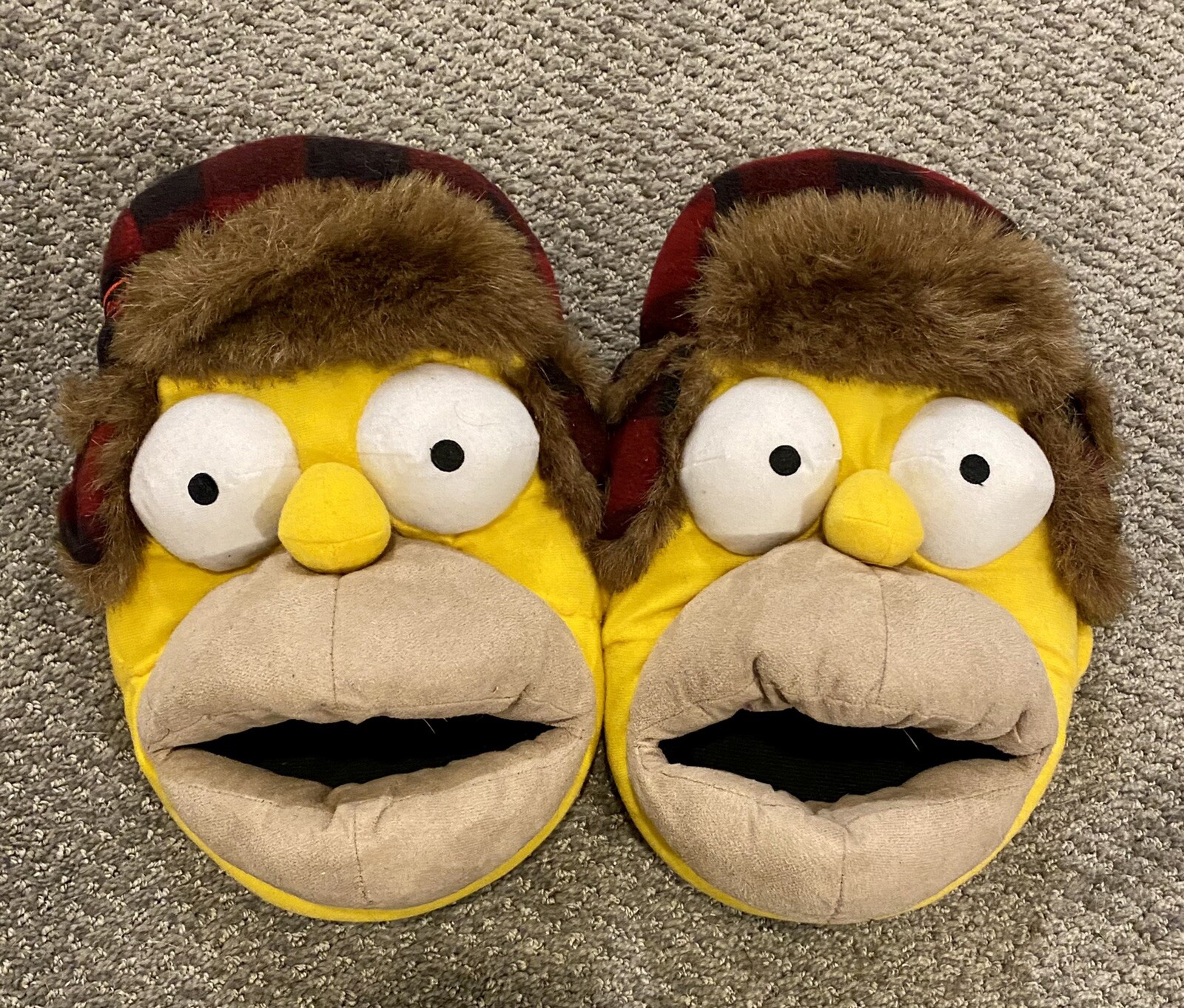 homer simpson head slippers