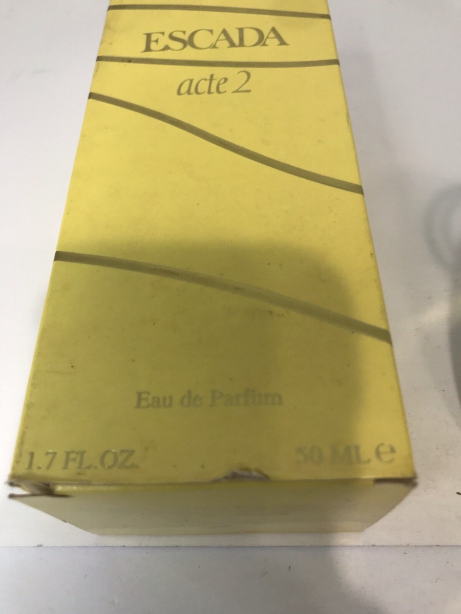ESCADA ACTE 2 ESCADA 1.7 OZ 50 ML EDP SPRay PERFUME DISCONTINUE