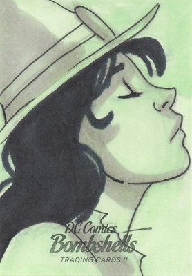 DC Comics Bombshells 2, Matthew Sutton Sketchkarte 1/1