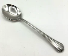 Gorham Nouveau 18/8 Stainless Steel 6 1/4” Sugar Spoon Flatware Silverware