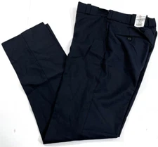 FLYING CROSS 36x36 MENS 47280 POLYESTER WOOL PANTS W/ FLEX WAISTBAND NAVY NOHEM