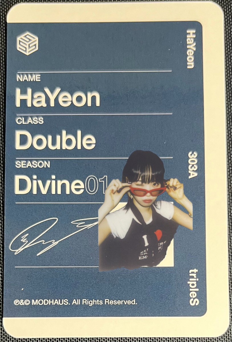 TripleS Hayeon 303A Assemble24 Divine01 DC Objekt Kpop Poca