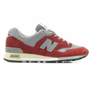 new balance grey and red
