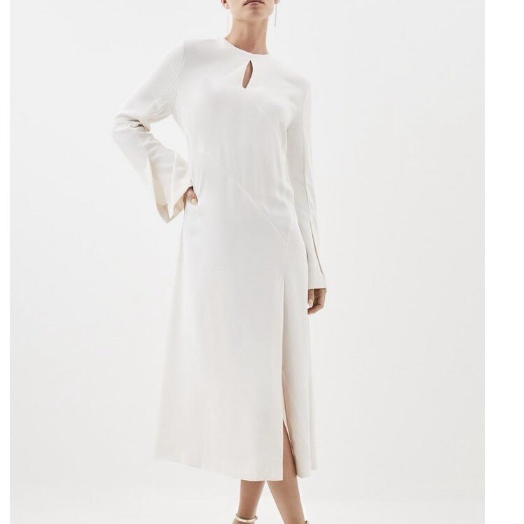 Brand New Long Sleeve Off White Maxi Dress - Perfect For Graduation/ Occasions | eBay UK Brand New Long Sleeve Off White Maxi Dress - Perfect For Graduation/ Occasions | eBay UK