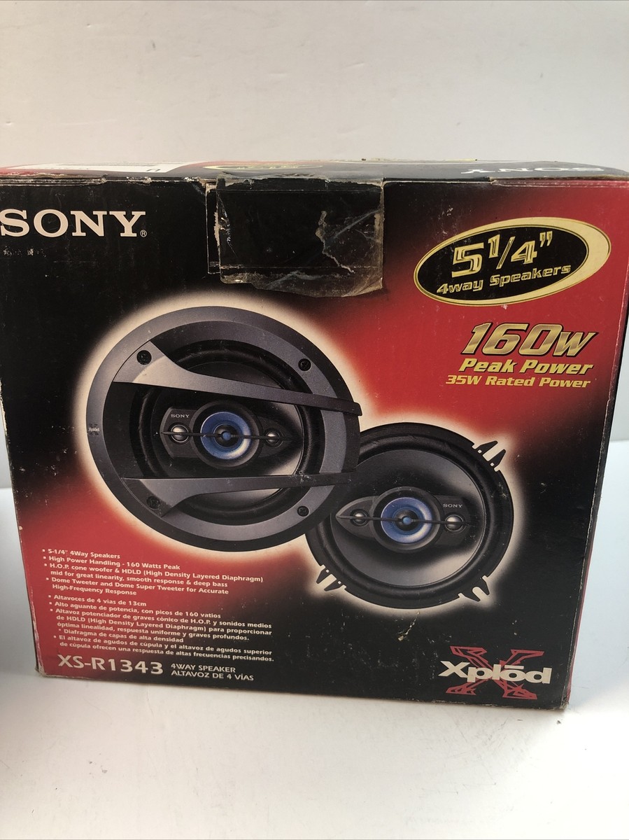 Sony XS-R1611 Xplod 2Way Speakers 6 1/2