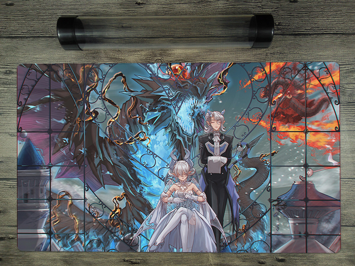Ygomat Lovely Labrynth of the Silver Castle TCG Playmat Mat Free