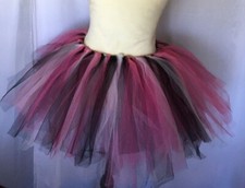 Unique Fun Multi Color Ruffled TuTu for Cosplay/Halloween/Dance/Costume
