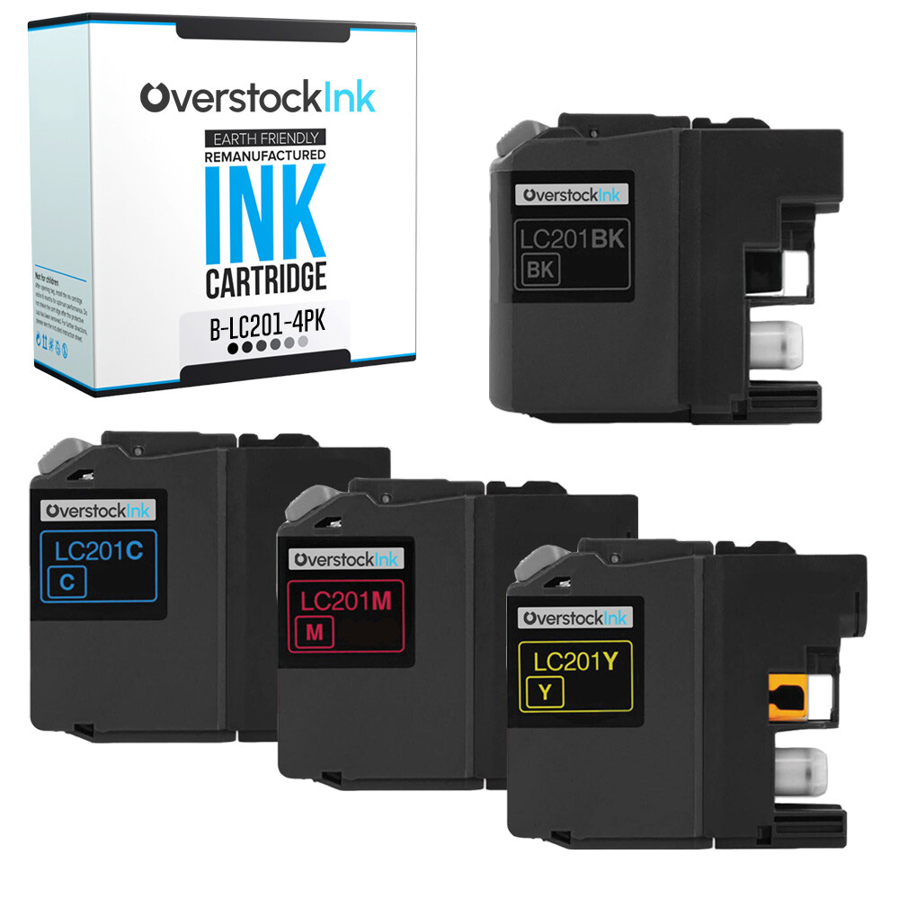 LC201 Ink Cartridges Lot for Brother MFC-J460DW J480DW J485DW J680DW J880DW-image