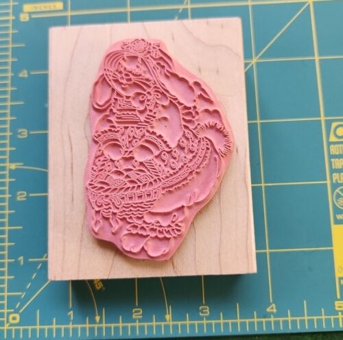 Estampillas Happen: Conejo vintage con sombrero cesta de Pascua. Estampilla de goma Usada en excelente condición B7 - Imagen 2 de 6