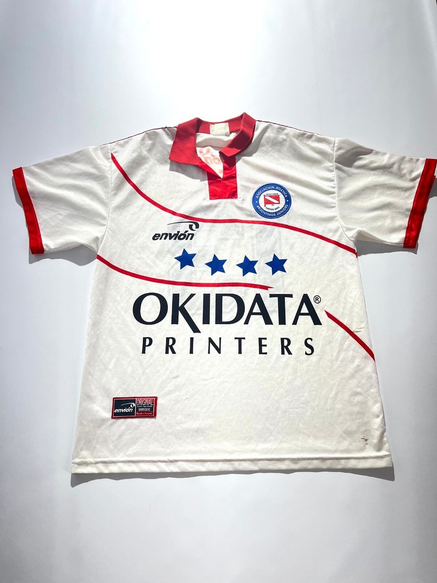 camiseta de fútbol ARGENTINOS JUNIORS (argentina) away ENVION 1999  matchworn #13