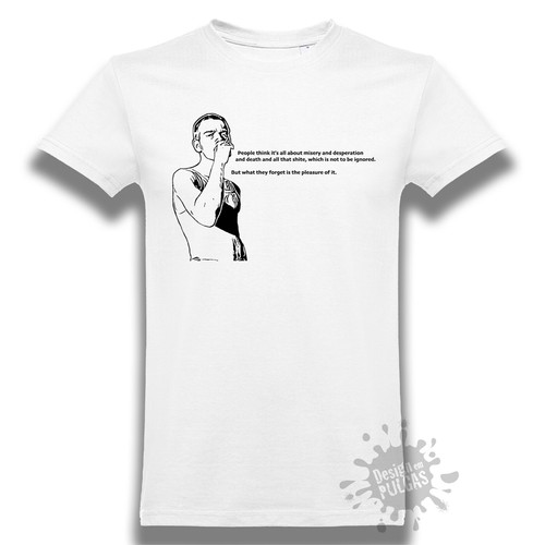 Trainspotting Danny Boyle T-shirt Movie Renton Pleasure FREE SHIPPING - Photo 4/12