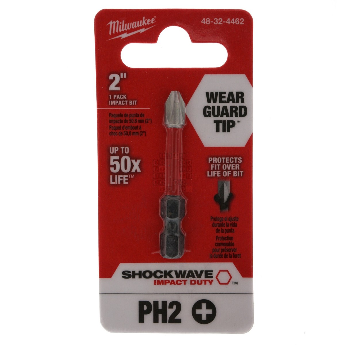 Milwaukee Tool 48-32-4462 SHOCKWAVE Impact PH2 / #2 Phillips Power