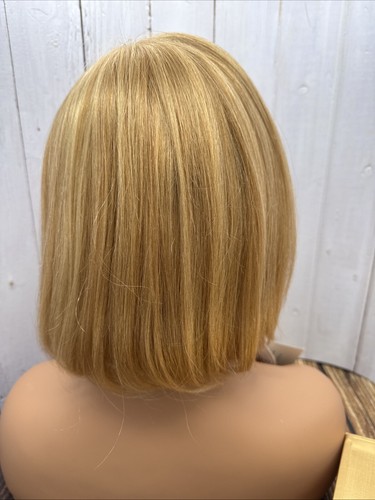 Open Box Louis Ferre Opal | Human Hair Wig (Mono Top) - Gold Blonde - Picture 4 of 5
