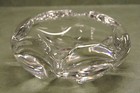 Orrefors Stella Polaris Clear Icy Crystal Ashtray Dish-Vicke Lindstrand-Signed