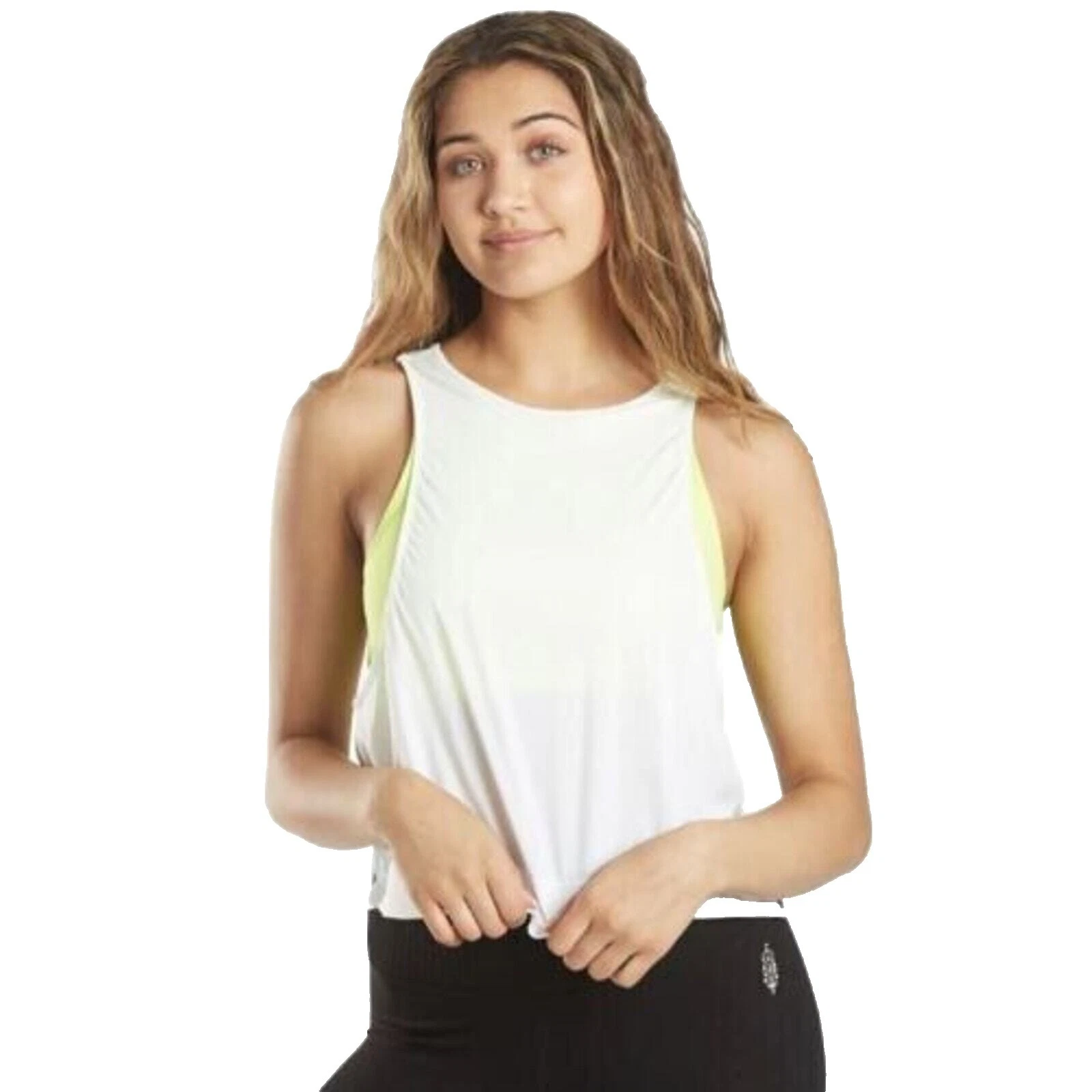 Sólido blanco Free People Activewear Tops para mujer