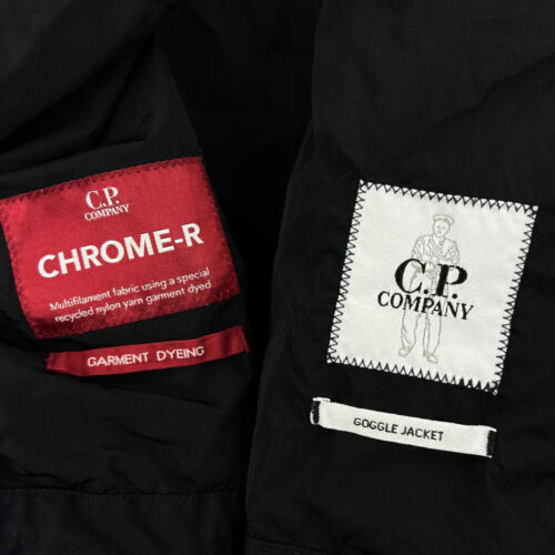 C.P. Company Chrome-R Goggle Jacket Black - Picture 3 of 4
