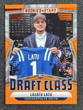 2024 Rookies & Stars Draft Class Laiatu Latu Orange 049/125 # RC Colts