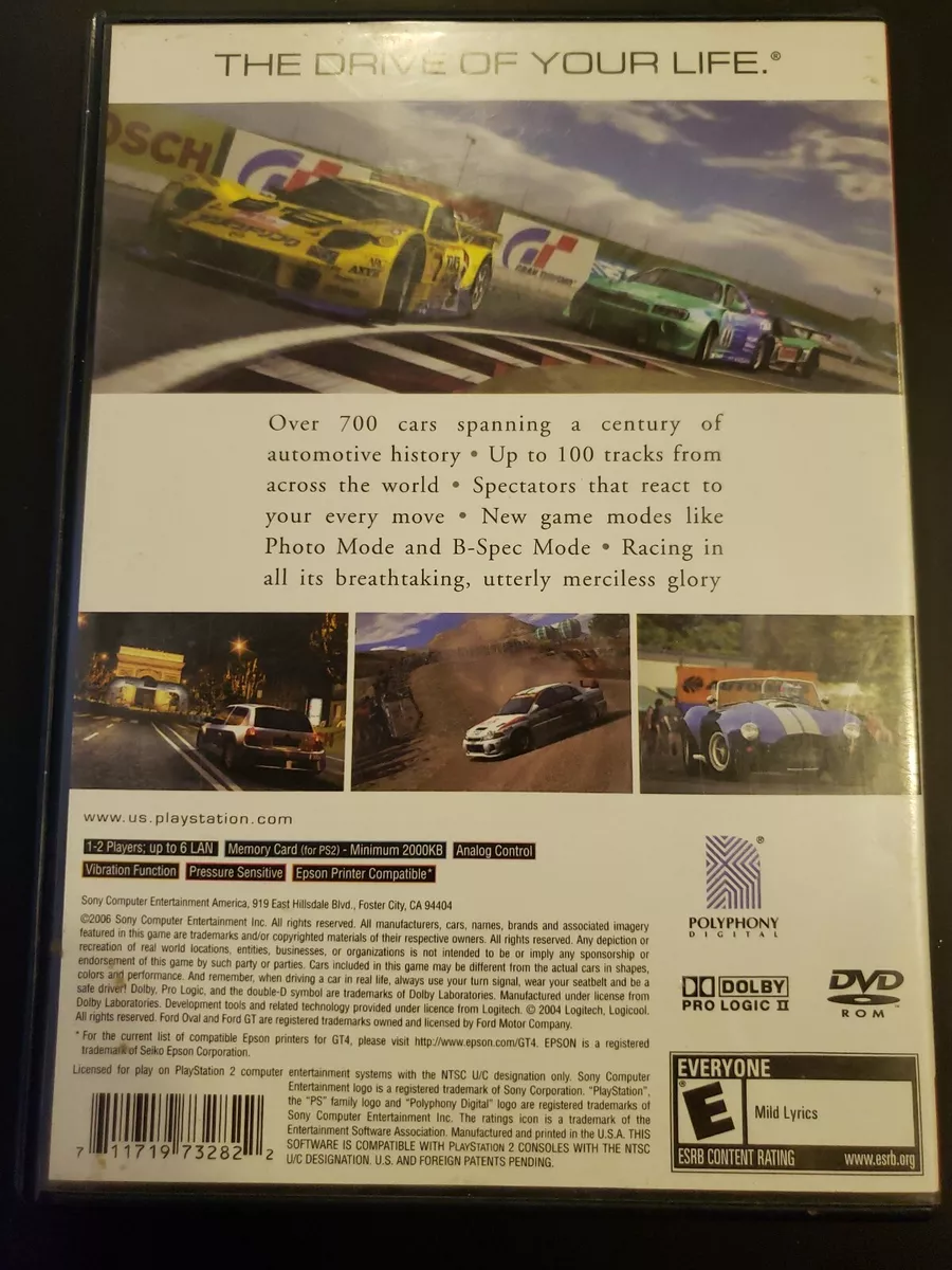 PlayStation 2 - Gran Turismo 4 - Car Brands (Gran Turismo Mode