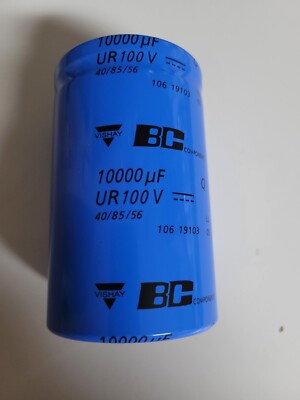 1 Vishay Electrolytic Capacitor 100V 10000UF Aluminum - CC85774