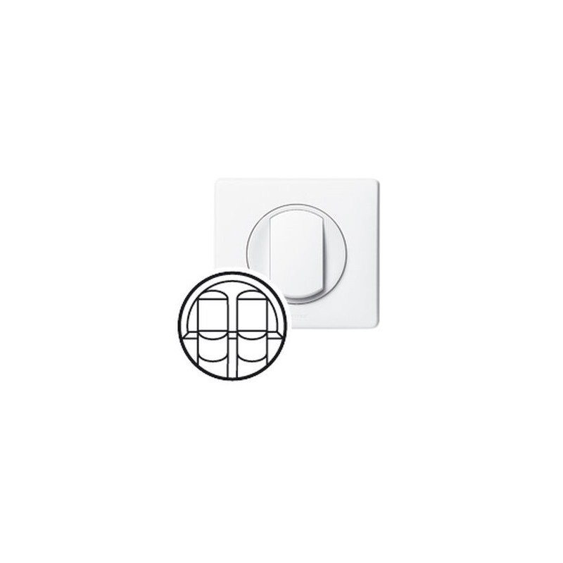 Legrand 068252 - Coprimozzo Céliane - Presa Doppio RJ-45 - Bianco