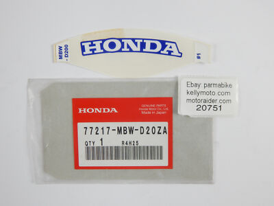 OEM HONDA 2001 CBR600F HURRICANE HONDA BLUE STICKER MARK TYPE 1