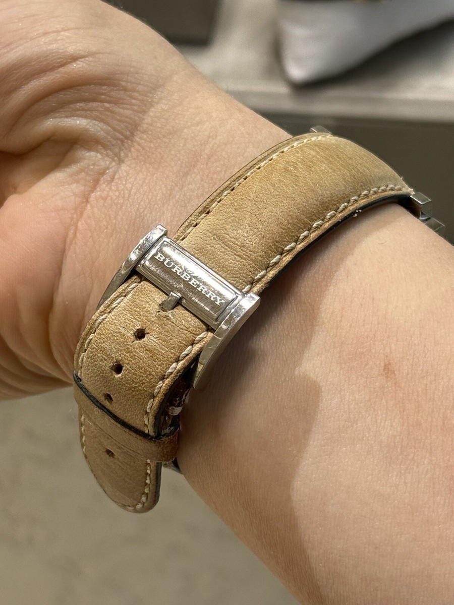 BURBERRY WATCH CALFSKIN BU1552 QUARTZ GENUINE 100% IN BURBERRY WATCH CALFSKIN BU1552 QUARTZ GENUINE 100% IN