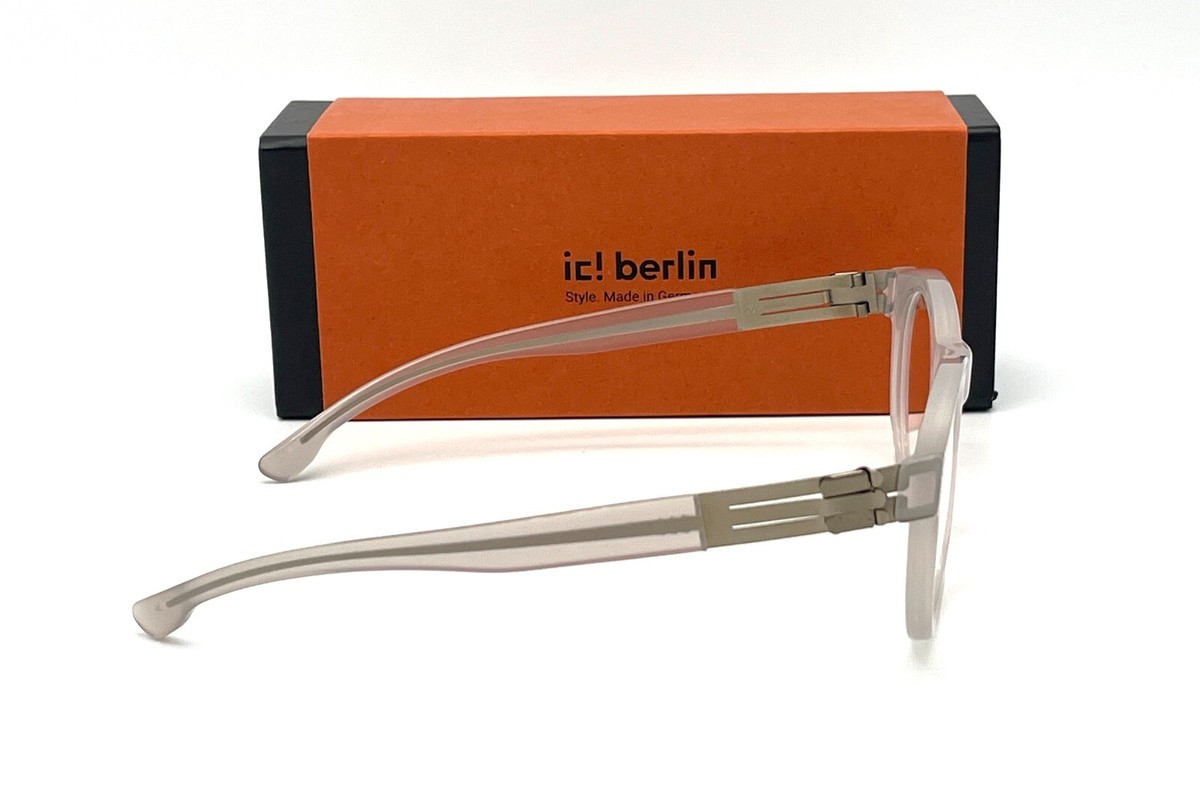 IC BERLIN GLEN Gray Smoke Bronze Clear 49mm Eyeglasses