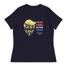 Vote Trump Election 2024 "Remember the 5th of November"- Women's Relaxed T-Shirt