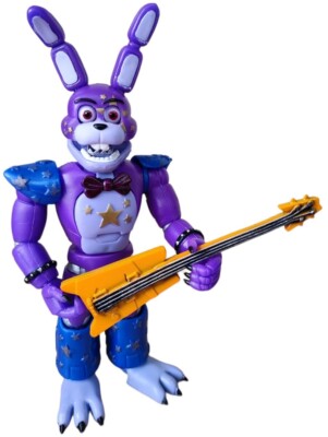 FNAF Glamrock Bonnie 8'' mexican figure Five Nights At Freddy´s Security Breach