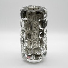 Frantisek Vizner PINEAPPLE ANANAS TOFFEE Art Glass Vase Czech 60s 