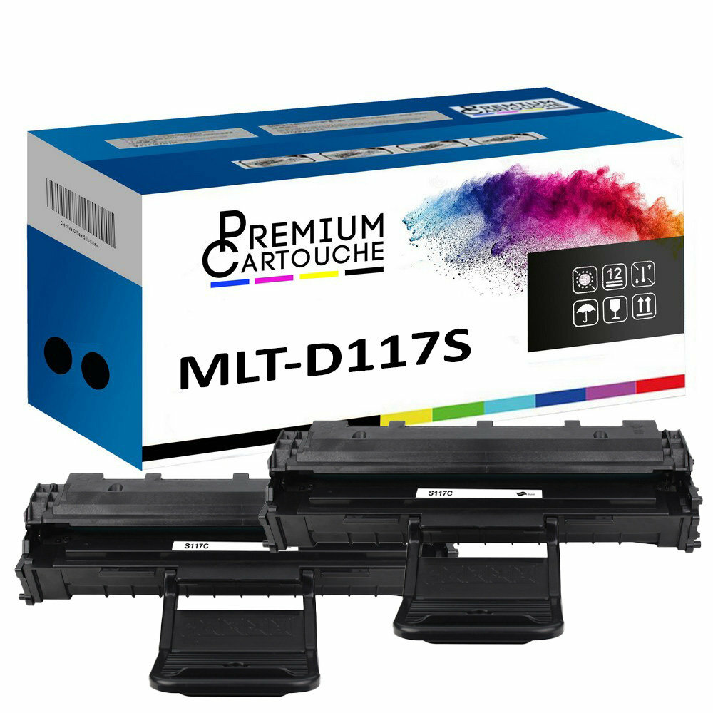 Toner MLT-D117S compatible Samsung cartouche encre noire x2