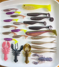 Soft Plastic Swimbaits - Bait Maker's Mix - 24 items