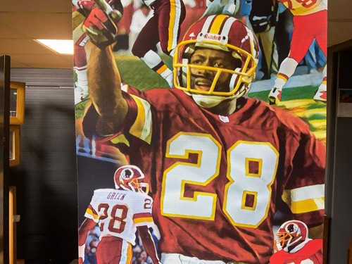 SALE Darrell Green 44x15apx Washington Redskins Football Vinyl POSTER Druck Kunst - Bild 3 von 5