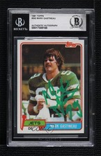 BAS 1981 Topps Mark Gastineau #342 BGS Authentic Auto 6z1