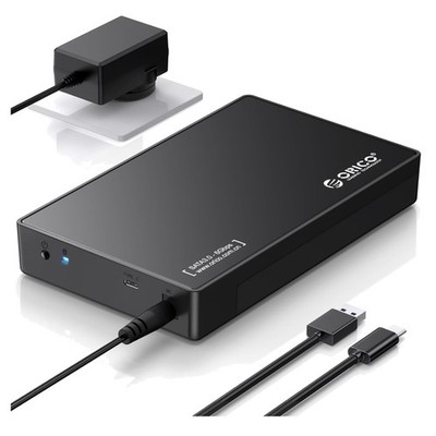 Externes Festplattengehäuse 3,5 Zoll SATA III USB C 20TB werkzeuglos