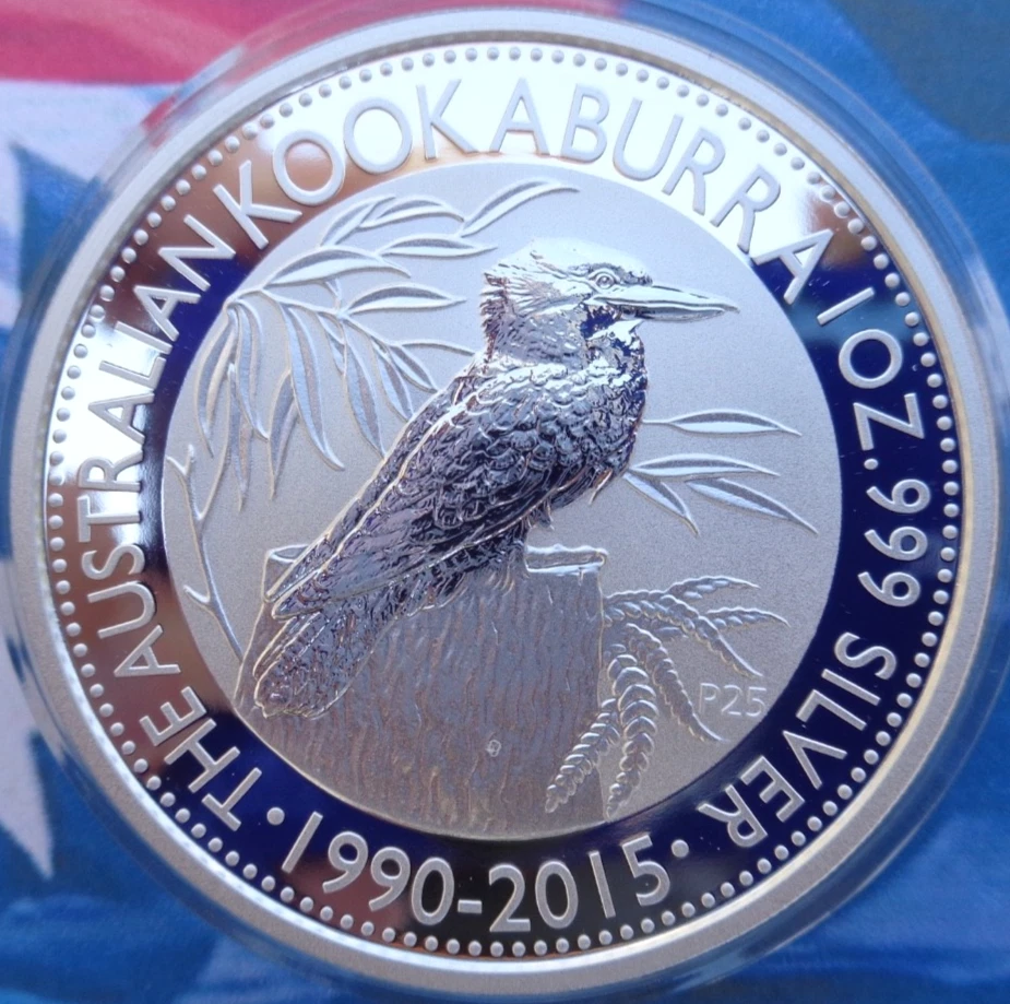 Australian Kookaburra Silver Bullion Coins The Perth Mint 2015 for