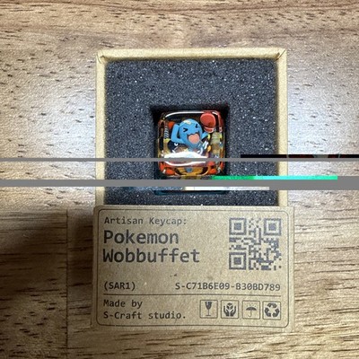 S-CRAFT WOBBUFFET ARTISAN POKEMON KEYCAP (CHERRY MX) SCRAFT *BRAND NEW*