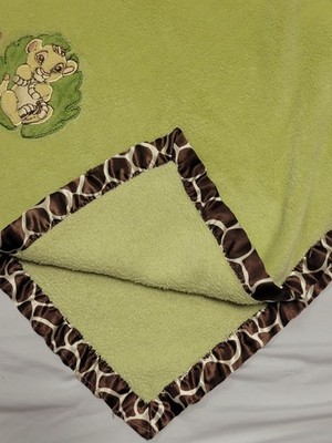 Disney The Lion King Simba Love to Cuddle Green Blanket Fleece
