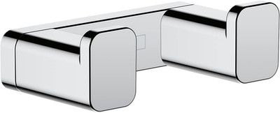 Hansgrohe Addstoris - Handtuchhaken Doppelt, Handtuchhalter, Bademantelhaken, Ve