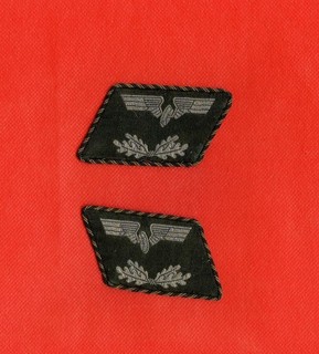 Bargain Uniform Item: Pair Deutsche Reichsbahn Railwayman Collar Tabs!!!