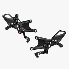 Bonamici Black Aluminium Rearsets to fit Ducati Streetfighter V4 / V4S 2025